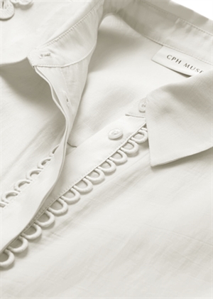 Molly 3D lace skjorte top Jet Stream Copenhagen Muse 